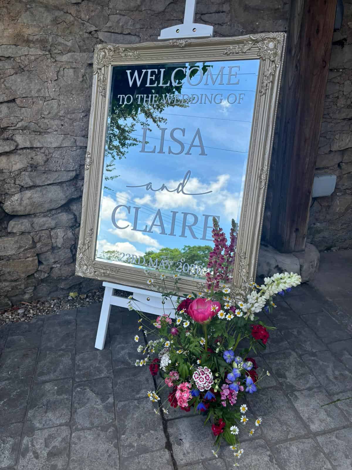 Congratulations Lisa and Claire